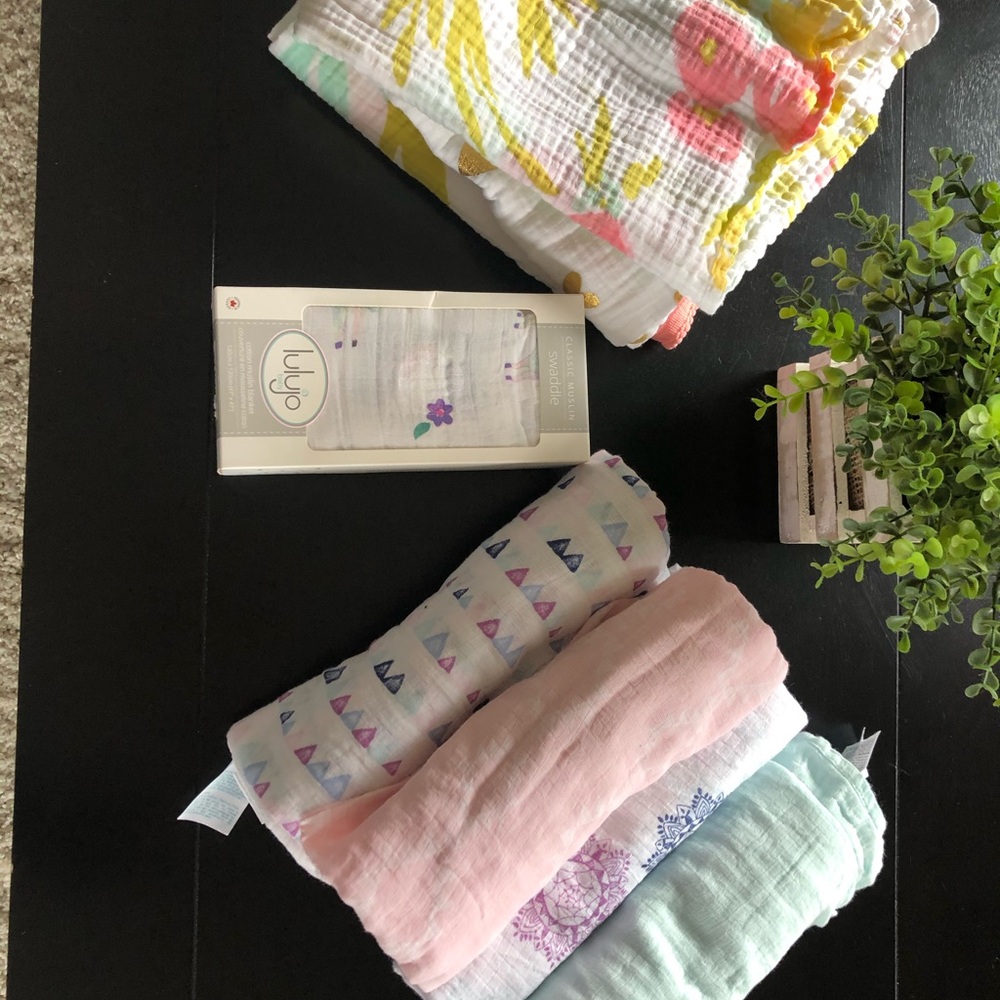Muslin baby swaddles